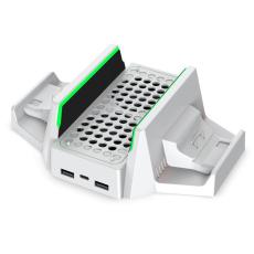 DOBE DOBE Xbox S/X Laddningsst&auml;ll Med Laddare, Kylkning Och Batteripaket