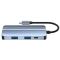  7in1 100W USB-C Dockningsstation VGA/USB-C/USB 3.0 Blå