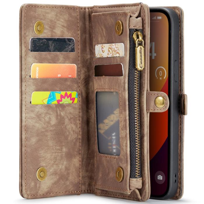 Bild 2, CASEME CASEME iPhone 16 Pro Max Fodral Multifunktionell Brun