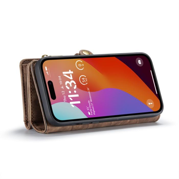 Bild 3, CASEME CASEME iPhone 16 Pro Max Fodral Multifunktionell Brun