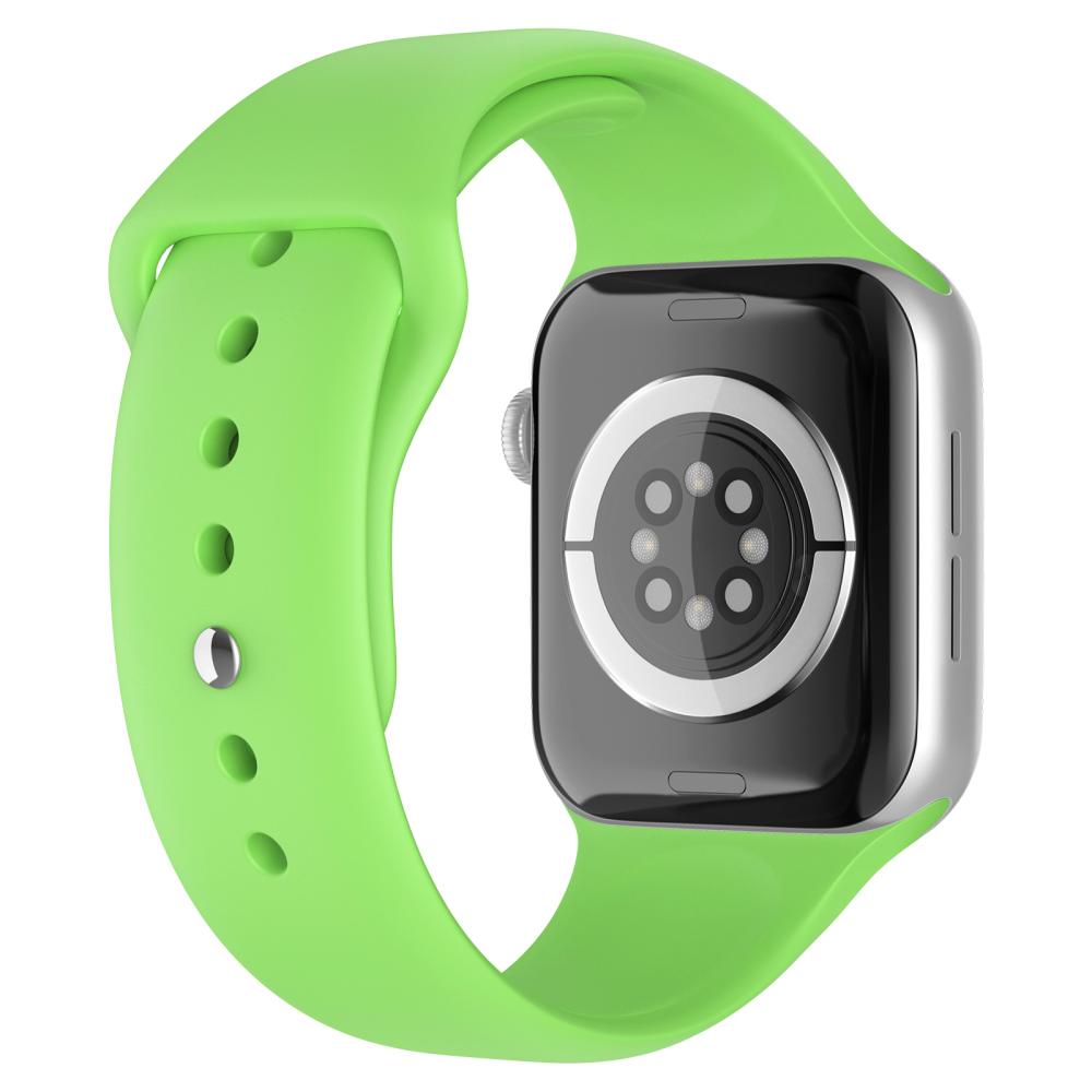 ColorPop Apple Watch 42/44/45/46/49 mm Silikon Armband (M/L) Grön