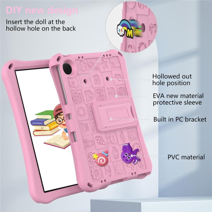 Bild 5,  Samsung Galaxy Tab A11 Plus / A9 Plus Skal EVA Kickstand Rosa