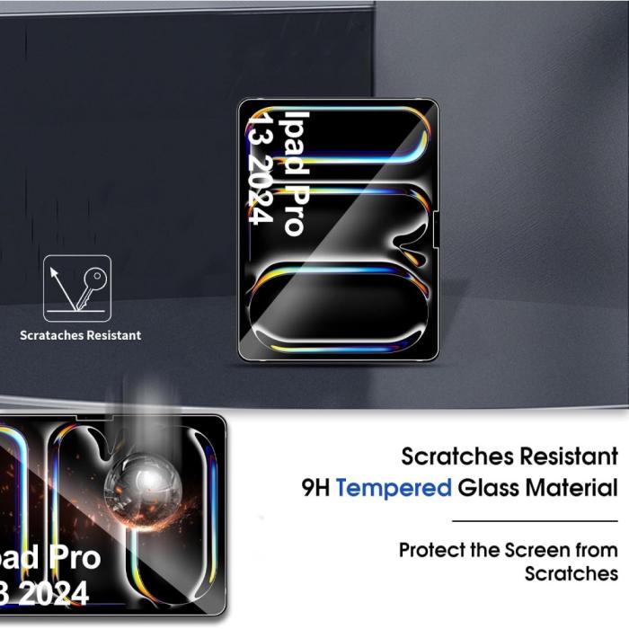 Bild 5,  iPad Pro 11 2025/2024 2-PACK Skärmskydd Härdat Glas