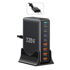 ESSAGER ESSAGER 320W Laddningsstation USB-C / USB-A Svart