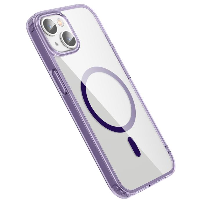Bild 3, ColorPop ColorPop iPhone 14 Plus Skal CH MagSafe Transparent/Lila