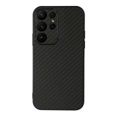  Samsung Galaxy S23 Ultra Skal Kolfiber Textur Svart