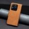  Xiaomi Redmi Note 14 4G Fodral Läder Solid Shark Brun