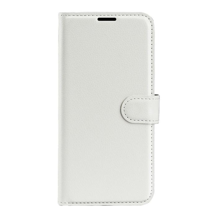 Bild 5,  Motorola Moto G35 5G Fodral Litchi Läder Vit