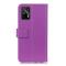  Realme GT 5G - Solid Läder Fodral - Lila