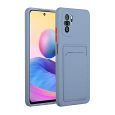  Xiaomi Redmi Note 10S - TPU Skal Med Kortfack - Bl&aring;