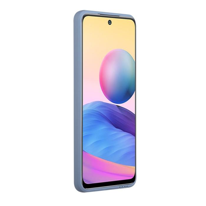 Bild 4,  Xiaomi Redmi Note 10S - TPU Skal Med Kortfack - Blå