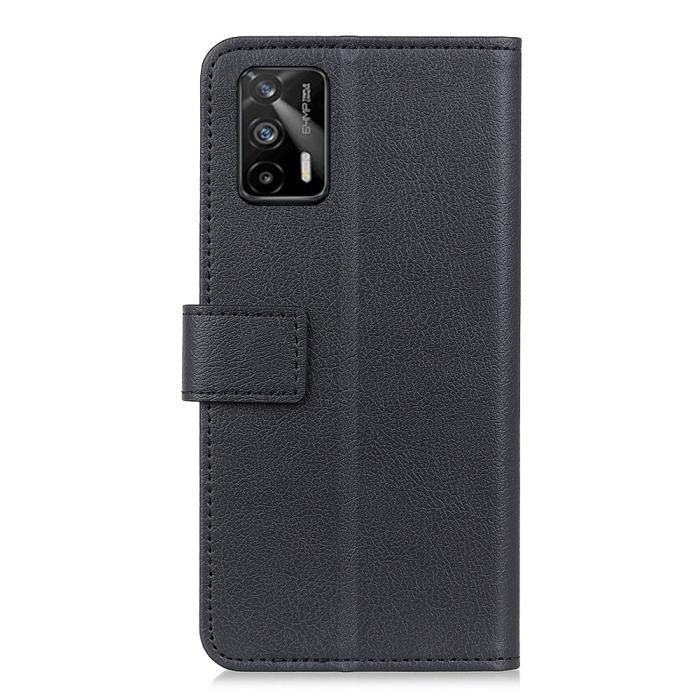 Bild 2,  Realme GT 5G - Solid Läder Fodral - Svart