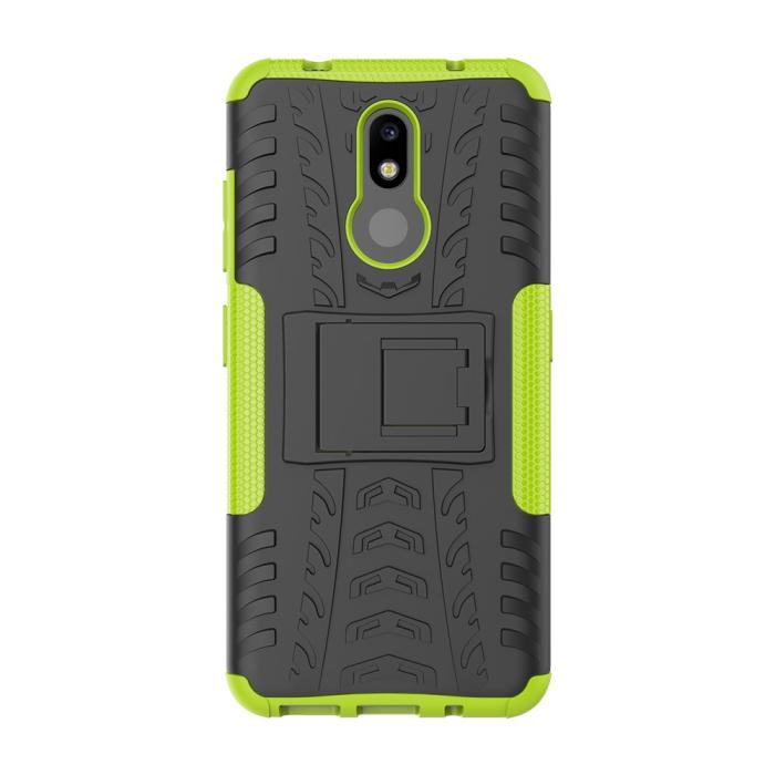Bild 3,  Nokia 3.2 - Ultimata stöttåliga skalet med stöd - Grön