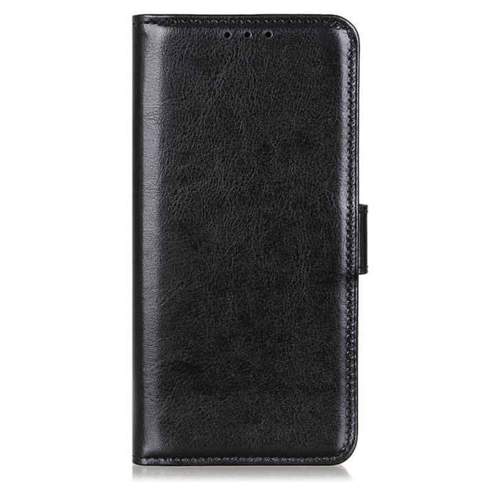 Bild 6,  Samsung Galaxy S23 Fodral Crazy Horse Läder Svart
