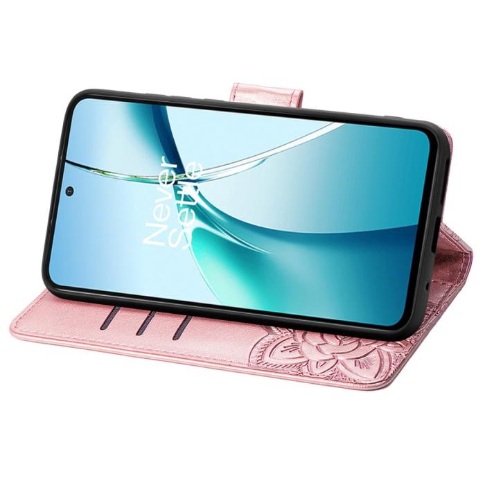 Bild 4,  Samsung Galaxy S25 Edge Fodral Med Fjäril Tryck Roséguld