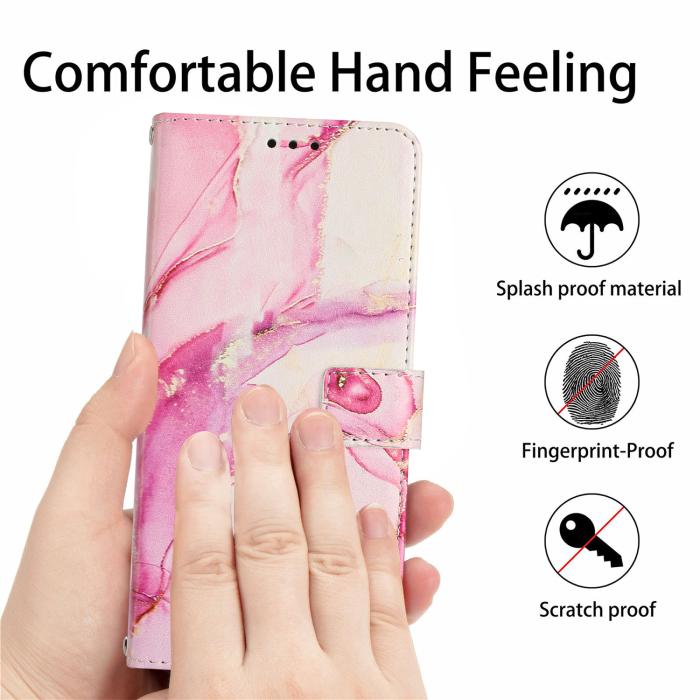 Bild 3,  Xiaomi 17T Fodral Läder Marmor Rosa