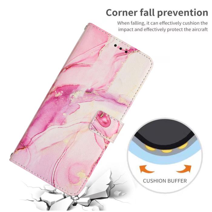 Bild 4,  Xiaomi 17T Fodral Läder Marmor Rosa