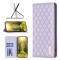 BINFEN BINFEN iPhone 16 Plus Fodral Diamond Flip Läder Lila