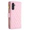 BINFEN BINFEN Galaxy A35 5G Fodral Diamond Multifunktionell Rosa