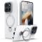  Motorola Edge 60 Pro Skal MagSafe Kickstand Hybrid Vit