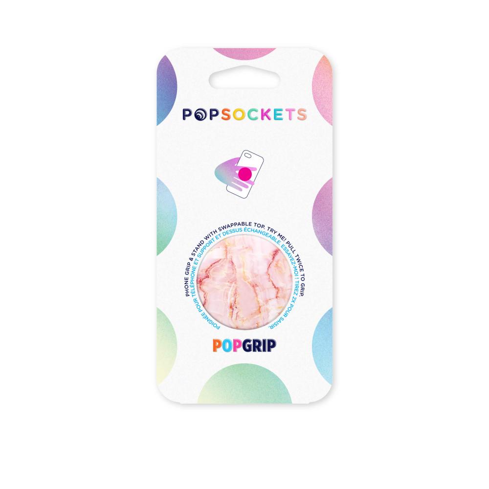 PopSockets PopSockets Avtagbart Grip med Ställfunktion Rose Marble
