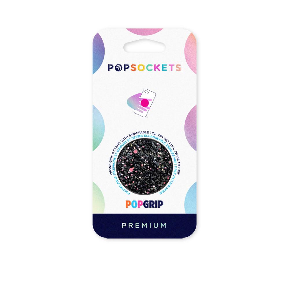 PopSockets PopSockets Avtagbart Grip med Ställfunktion Premium Sparkle Black