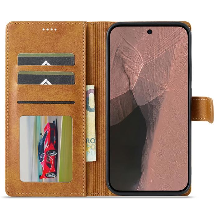 Bild 2, LC.IMEEKE LC.IMEEKE Google Pixel 11 Pro XL Fodral Läder Brun