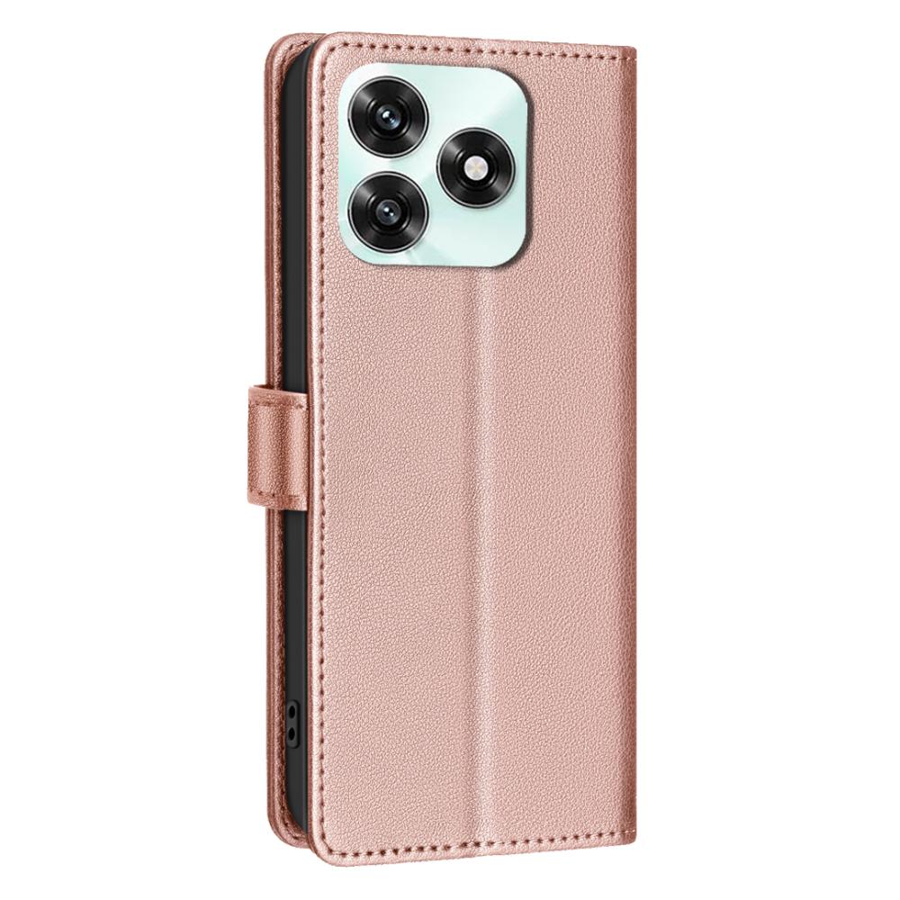 BINFEN BINFEN Honor X5c Plus Fodral RFID Läder Roséguld