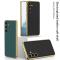 GKK GKK Galaxy S24 Plus Skal Hybrid Electroplate Kolfiber Textur