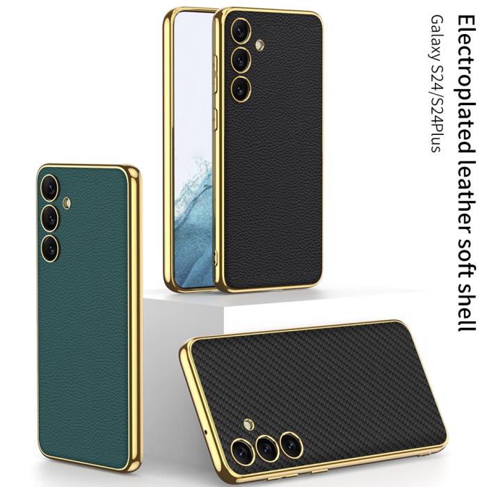 Bild 2, GKK GKK Galaxy S24 Plus Skal Hybrid Electroplate Kolfiber Textur