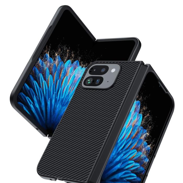 Bild 3,  Google Pixel 9 Pro Fold Skal Kolfiber Textur Svart