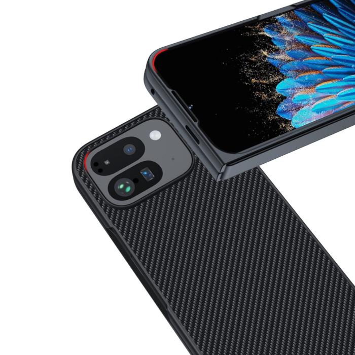 Bild 4,  Google Pixel 9 Pro Fold Skal Kolfiber Textur Svart