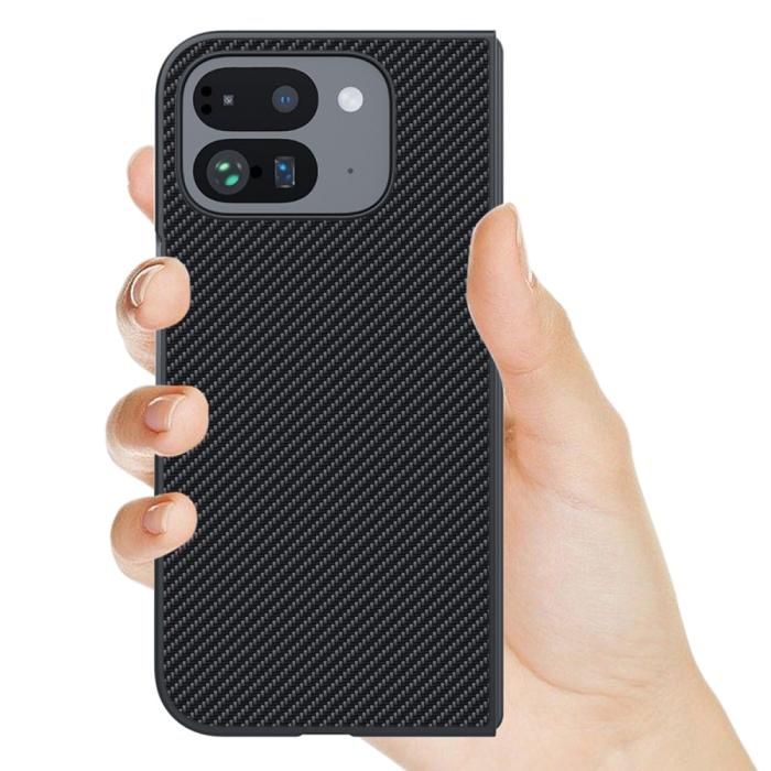 Bild 5,  Google Pixel 9 Pro Fold Skal Kolfiber Textur Svart