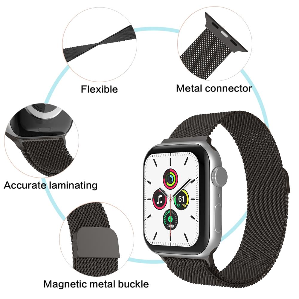 ColorPop ColorPop Milanese Loop Metall Armband Apple Watch 38/40/41/42 mm