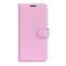  Motorola Moto G35 5G Fodral Litchi Läder Ljus Rosa