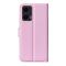  Motorola Moto G35 5G Fodral Litchi Läder Ljus Rosa