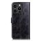  iPhone 15 Pro Fodral Retro Crazy Horse Svart