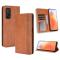  Xiaomi Mi 10T / 10T Pro - Retro Flip Fodral - Brun