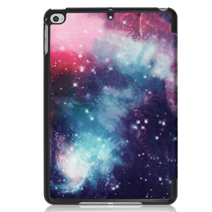 Bild 2,  iPad Mini (2019) - Slimfit Tri-Fold Fodral - Cosmic Space