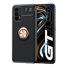  Realme GT 5G - Ring Skal - Svart/Ros&eacute;guld