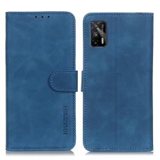 KHAZNEH Realme GT 5G - KHAZNEH Retro L&auml;der Fodral - Bl&aring;
