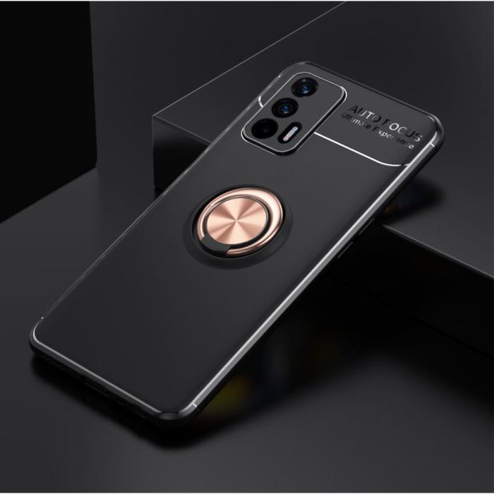 Bild 2,  Realme GT 5G - Ring Skal - Svart/Roséguld