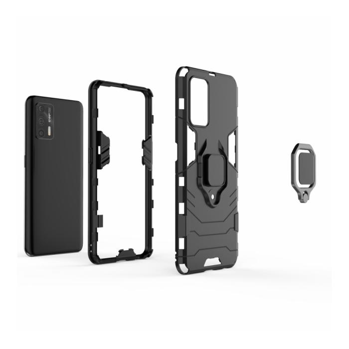 Bild 3,  Realme GT 5G - Hybrid Ring Skal - Svart