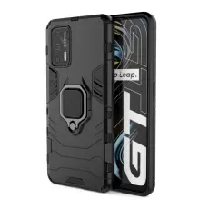  Realme GT 5G - Hybrid Ring Skal - Svart