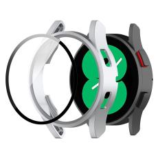  Galaxy Watch FE/4 40 mm Skal Med Sk&auml;rmskydd M&ouml;rk Silver