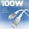 Spigen Spigen 1m 100W USB-C - USB-C Kabel Essential Vit