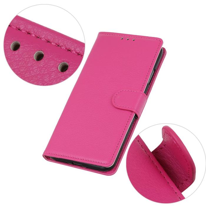 Bild 3,  Samsung Galaxy A27 5G Fodral PU Läder Rosa