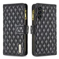 BINFEN BINFEN Galaxy A35 5G Fodral Diamond Multifunktionell Svart