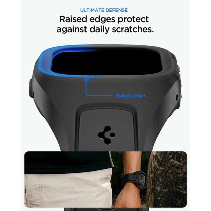Bild 3, Spigen Spigen Apple Watch 49 mm Skal / Armband Liquid Air 'Pro'