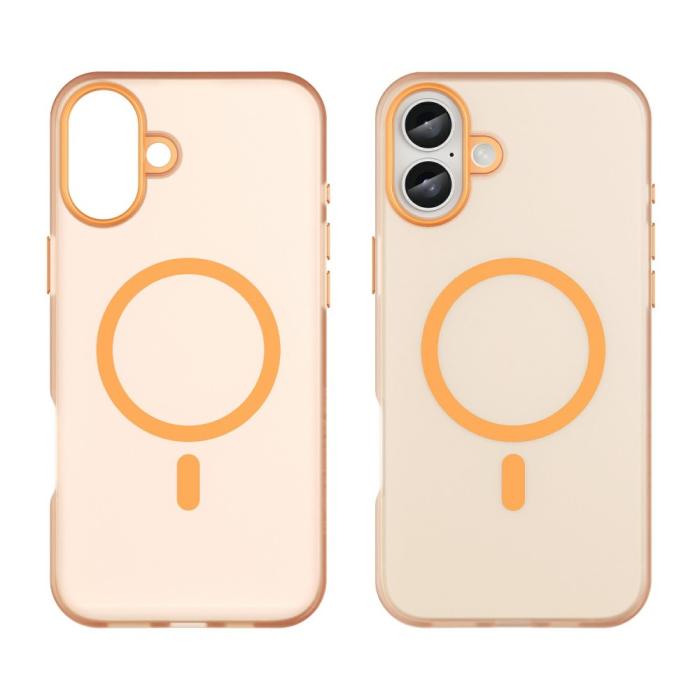 Bild 2,  iPhone 16 Plus Skal MagSafe Slim Matt Orange